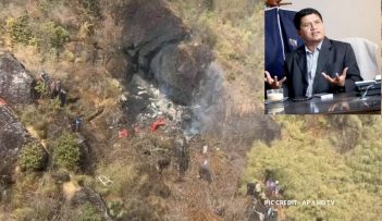 संस्कृति पर्यटन तथा नागरिक उड्ययन मन्त्रि अधिकारी सहित ७ जना हेलिकप्टर दुर्घटनामा मृत्यु |